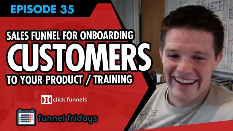 Sales Funnel Template For Onboarding A Customer To Your Product Or Training