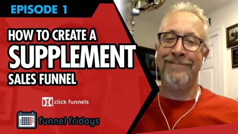 How To Create A Sales Funnel For Supplements In 30 Minutes