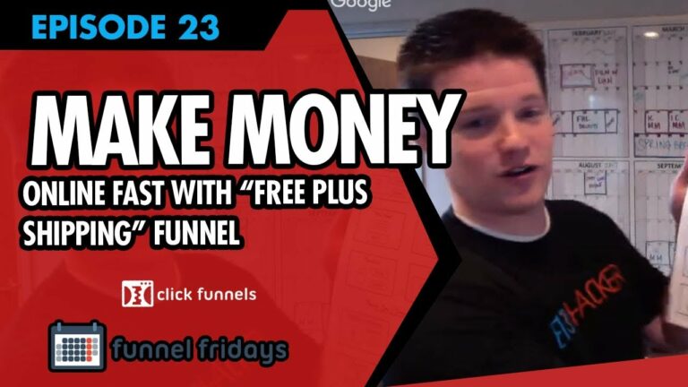 How to Make Money Online FAST with a “Free Plus Shipping” Funnel
