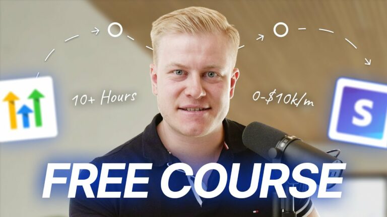 Free 10 Hour Online Business Course for Beginners (Zero to $10K/m)